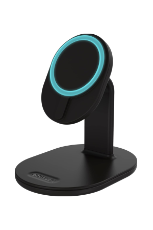 OtterBox MagSafe Wireless Charging Dock – Slim Magnetic Charging Stand with Strong MagSafe Alignment for iPhone (Black)