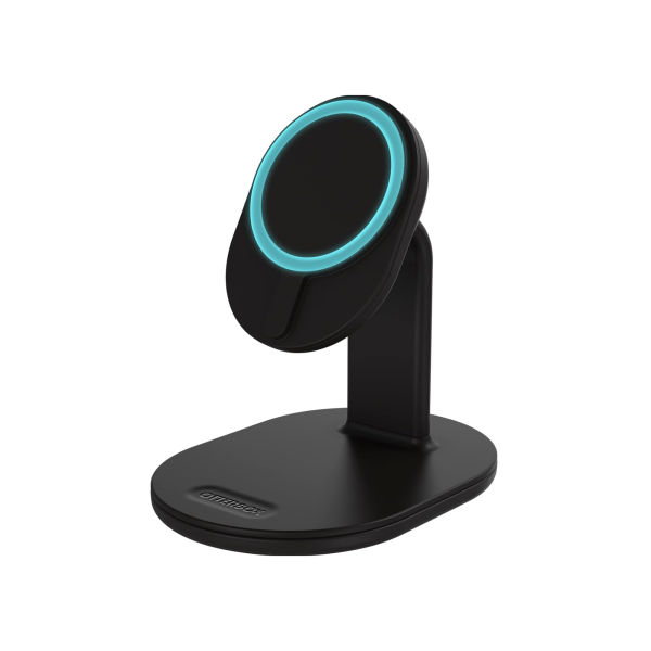 OtterBox MagSafe Wireless Charging Dock – Slim Magnetic Charging Stand with Strong MagSafe Alignment for iPhone (Black)