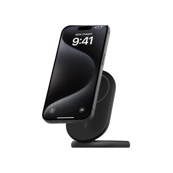 OtterBox MagSafe Wireless Charging Dock – Slim Magnetic Charging Stand with Strong MagSafe Alignment for iPhone (Black) – Image 2