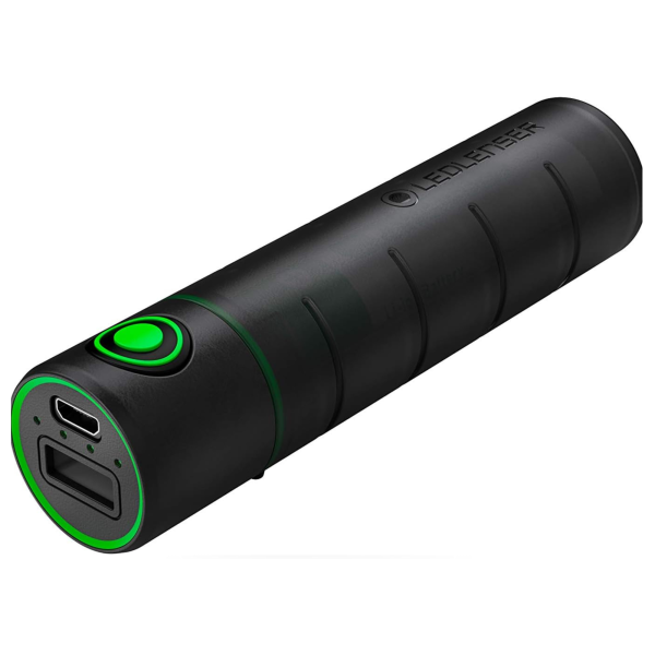 Ledlenser Flex3 External Battery Charger – Removable 18650 Lithium Battery, Fast Charging, Rugged Housing with IP65 Dust, Water & Short-Circuit Protection