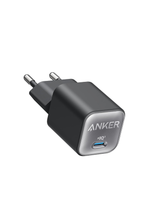 Anker 511 Charger (Nano 3) – 30W USB-C GaN Fast Charger with PPS PIQ 3.0 for iPhone 13/12 Series, Galaxy, iPad (Cable Not Included) – Phantom Black