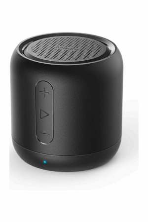 Anker Soundcore Mini – Enceinte Bluetooth portable avec 15 h d’autonomie – Son puissant, basses intenses – Portée 20 m, radio FM intégrée – Noir